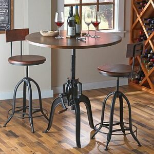 The Ultimate Party Store - Industrial Crank Pub Table