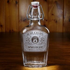The Ultimate Party Store - Personalized Glass Whiskey Flask