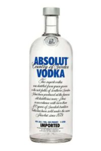 Top Rated Vodkas - Absolute Vodka