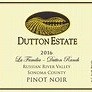 Best Pinot Noir Wines - Dutton Estate 2016 La Familia Dutton Ranch Pinot Noir