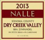 BEST ZINFANDEL WINES - Nalle Zinfandel 2013